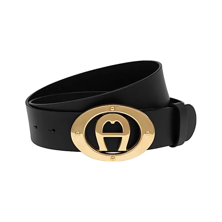 Belts-Aigner Belts Logo Belt 4 cm