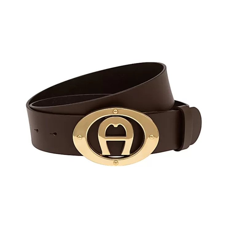Belts-Aigner Belts Logo Belt 4 cm