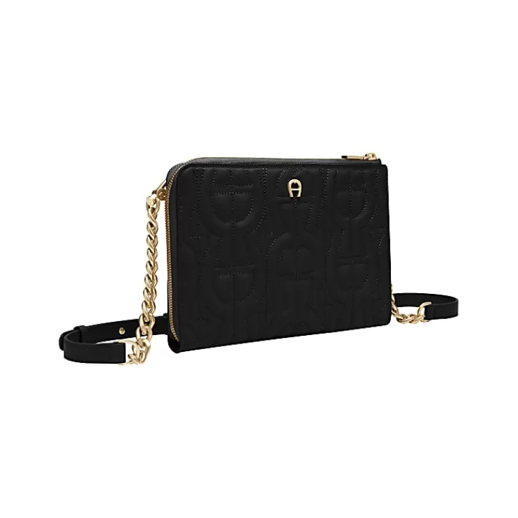 Leather Accessories-Aigner Leather Accessories Diadora Pouch with Shoulder Strap