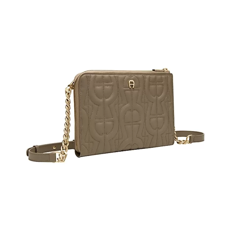 Leather Accessories-Aigner Leather Accessories Diadora Pouch with Shoulder Strap