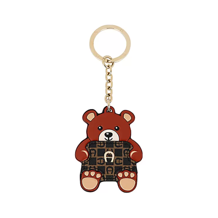 Keychains & Key Cases-Aigner Keychains & Key Cases Keyring Teddy Bear Dadino