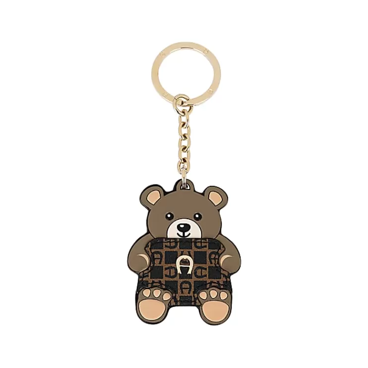 Keychains & Key Cases-Aigner Keychains & Key Cases Keyring Teddy Bear Dadino