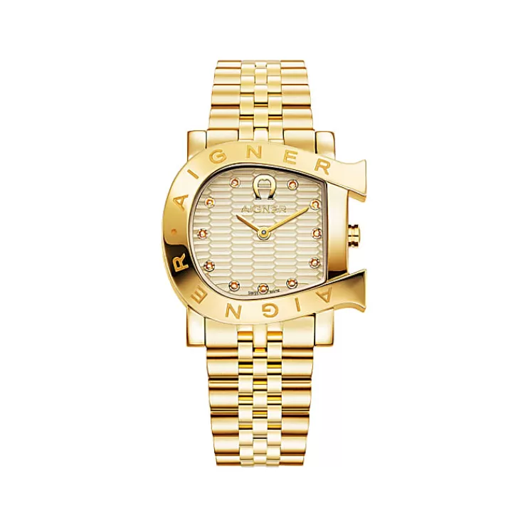 Watches-Aigner Watches Ladies' watch Massa Due Gold