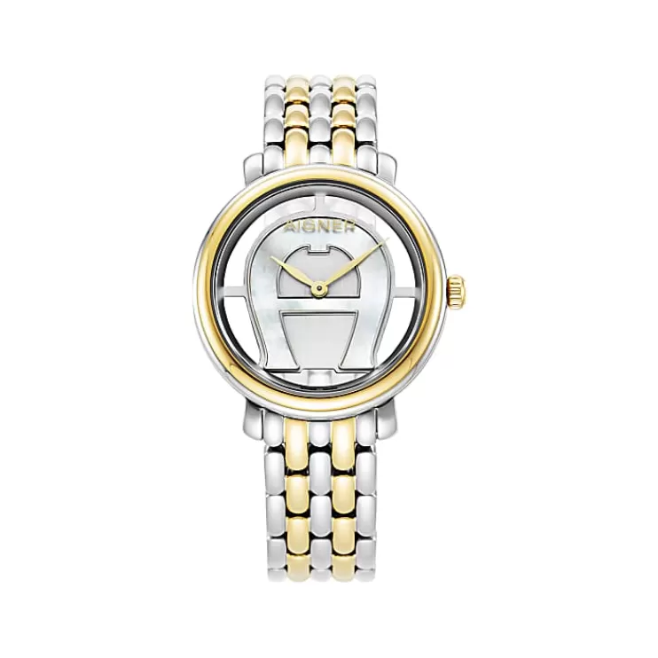 Watches-Aigner Watches Ladies watch Foligno silver-gold