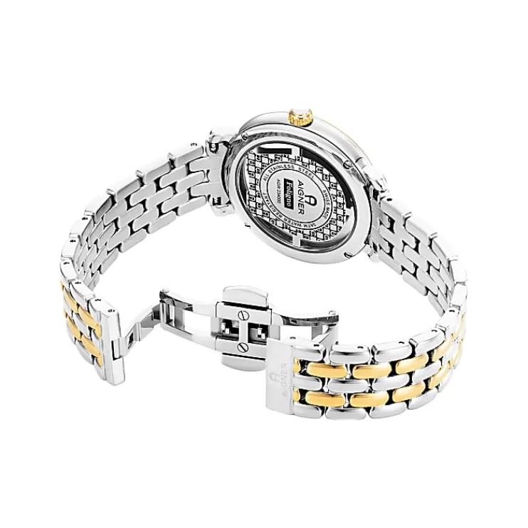 Watches-Aigner Watches Ladies watch Foligno silver-gold