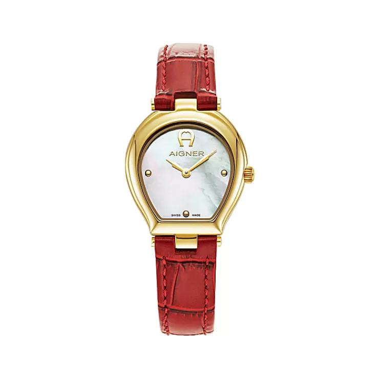 Watches-Aigner Watches Ladies watch Trani Red