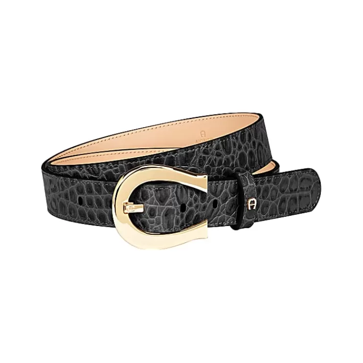 Belts-Aigner Belts Logo Belt 3 cm