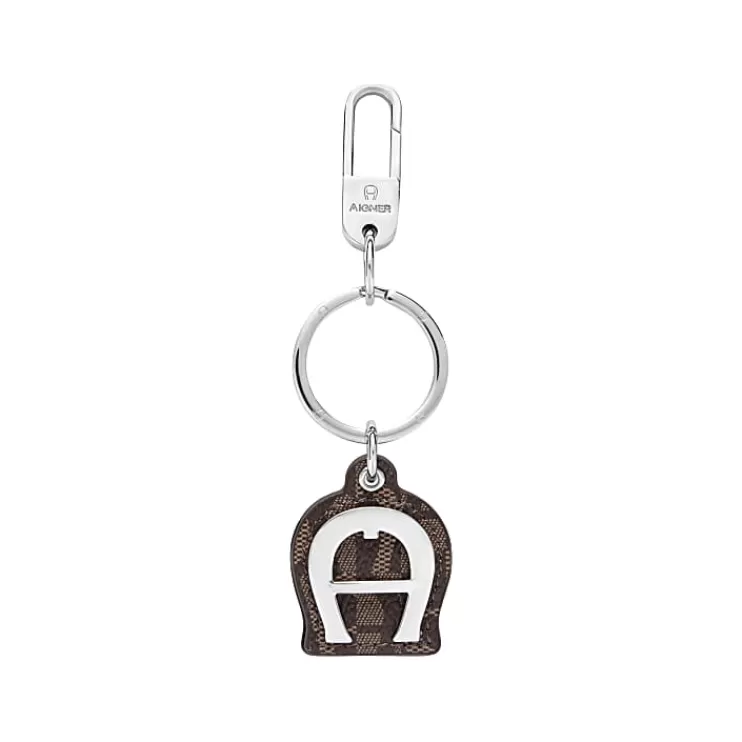 Keychains & Key Cases-Aigner Keychains & Key Cases Logo Keychain