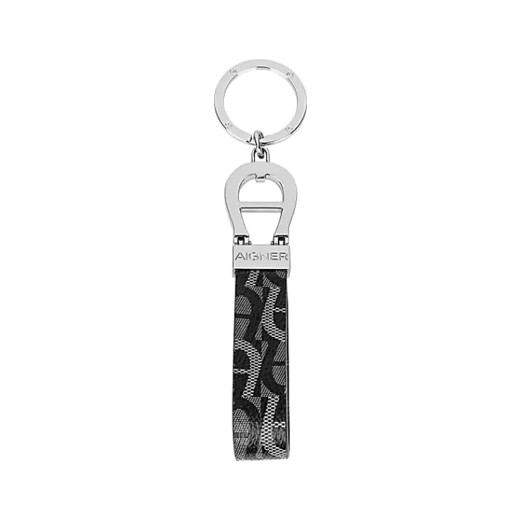 Keychains & Key Cases-Aigner Keychains & Key Cases Logo Keyring