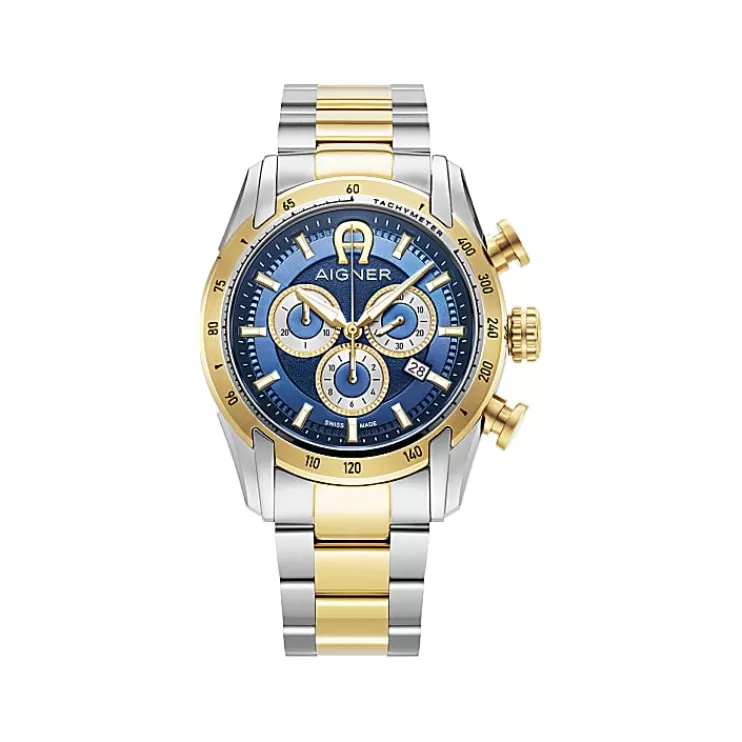 Watches-Aigner Watches Men's Watch Benvento Silver Gold