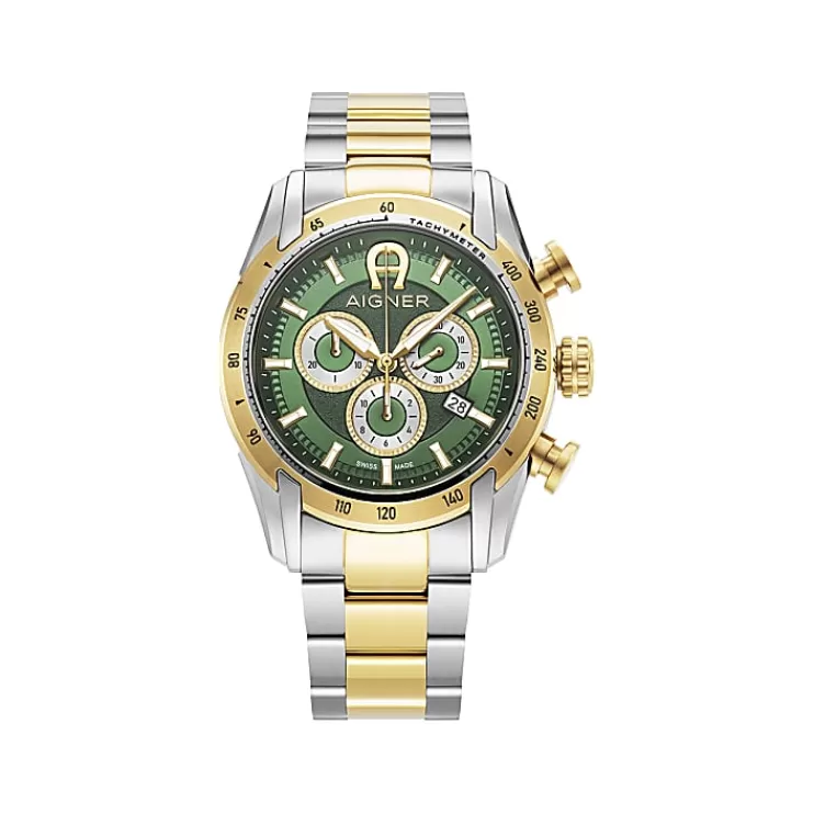 Watches-Aigner Watches Men's Watch Benvento Silver Gold