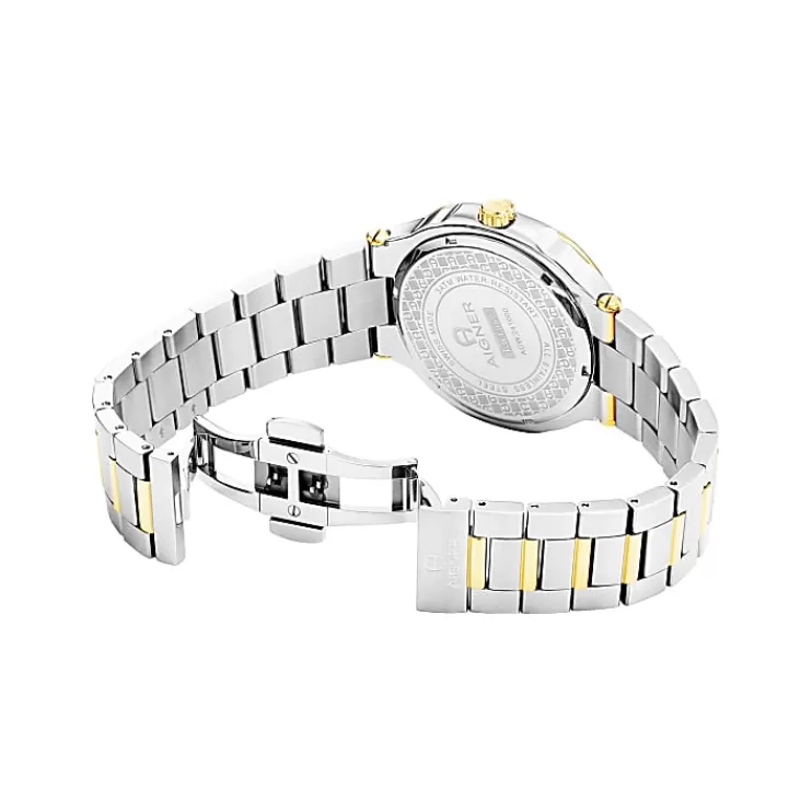 Watches-Aigner Watches Men's watch Taviano silver-gold