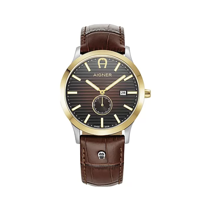 Watches-Aigner Watches Men's watch Treviso Brown