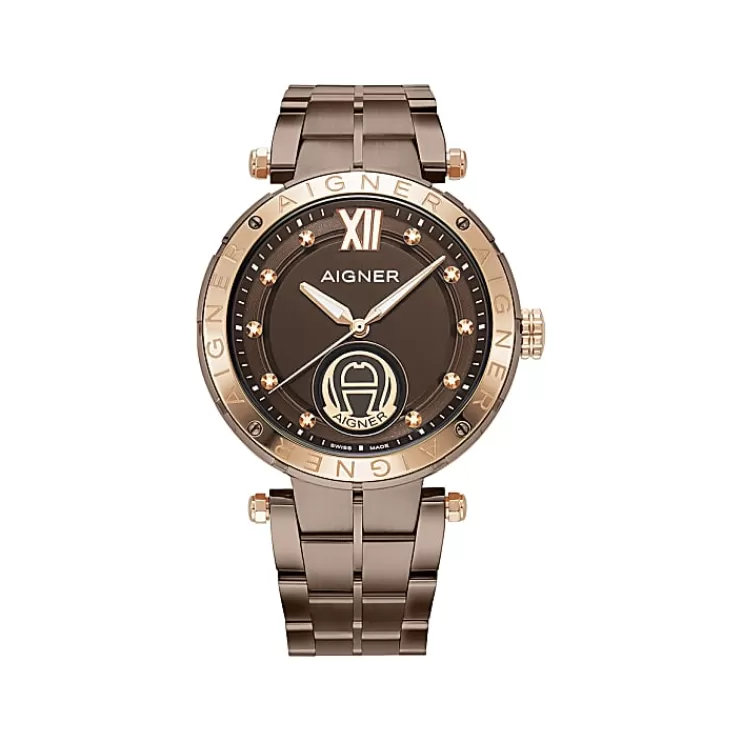 Watches-Aigner Watches Men's Watch Vigevano Brown