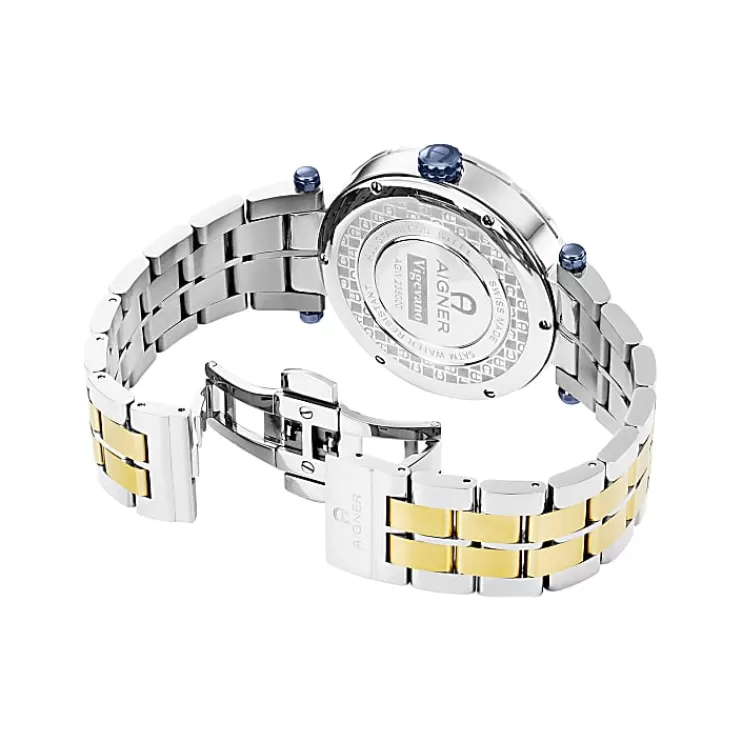 Watches-Aigner Watches Men's Watch Vigevano Gold Silver