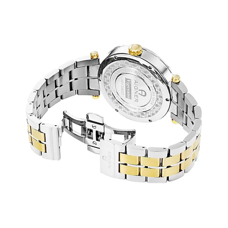 Watches-Aigner Watches Men's watch Vigevano silver gold