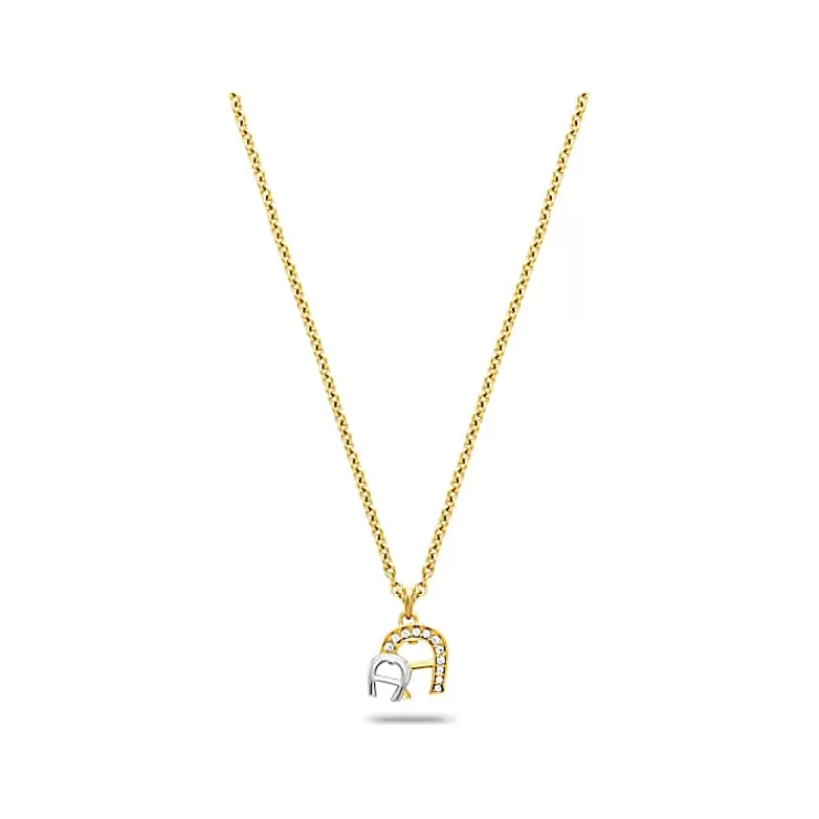 Jewelry-Aigner Jewelry Necklace with double logo