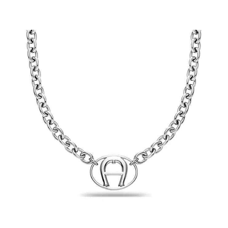 Jewelry-Aigner Jewelry Necklace with oval logo