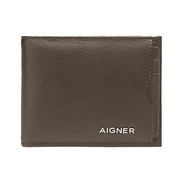 Wallets-Aigner Wallets Saffiano bill and card case