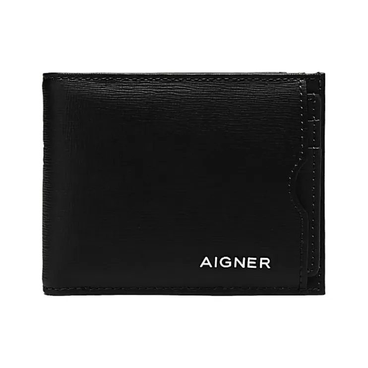 Wallets-Aigner Wallets Saffiano bill and card case