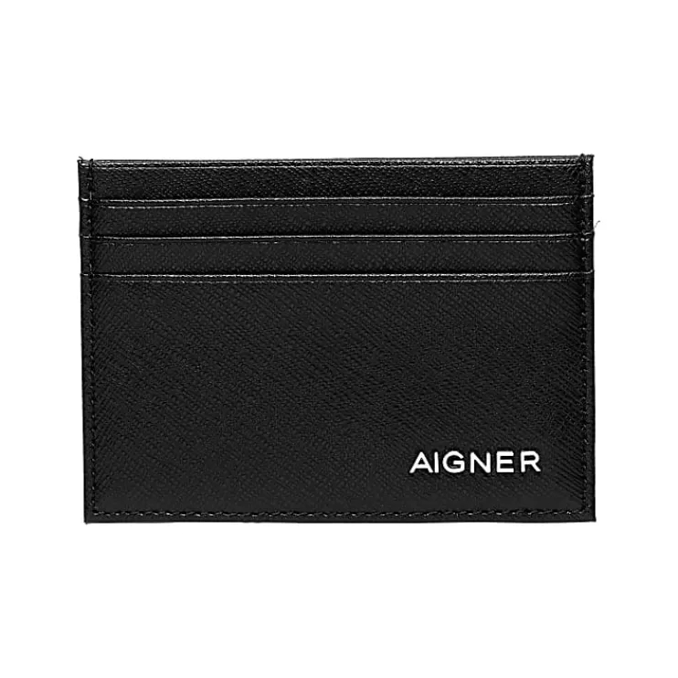 Wallets-Aigner Wallets Saffiano Card Case