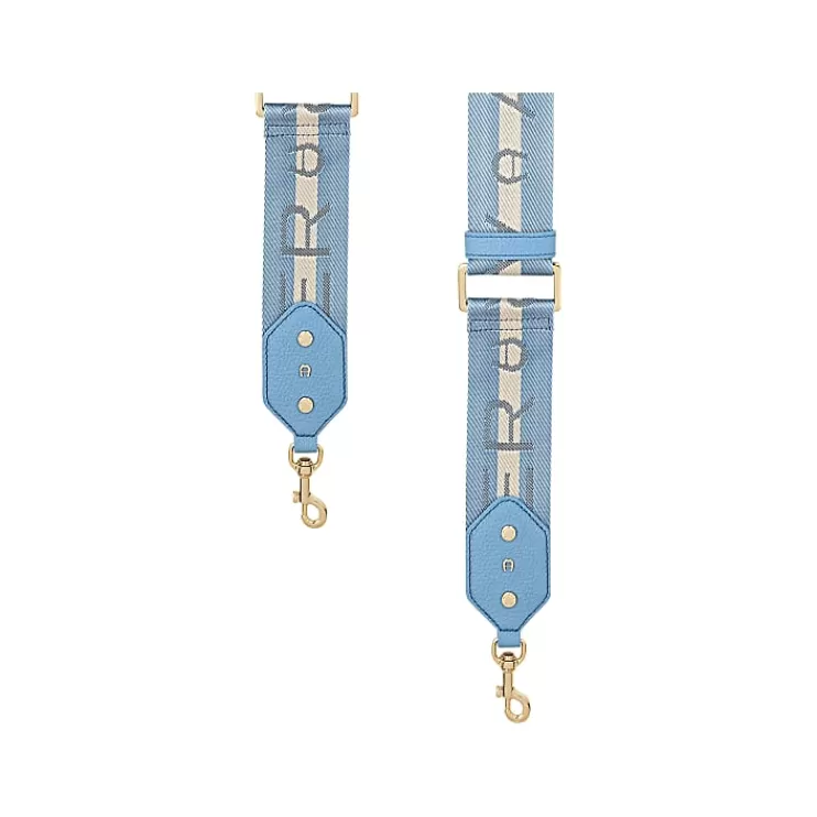 Straps | Leather Accessories-Aigner Straps | Leather Accessories Textile Shoulder Strap Logo