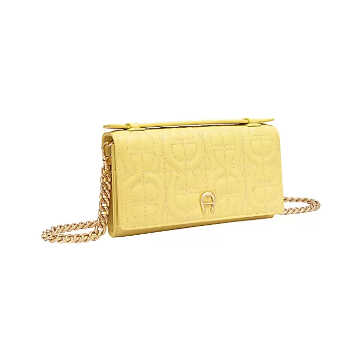 Leather Accessories-Aigner Leather Accessories Wallet on Chain with Handle